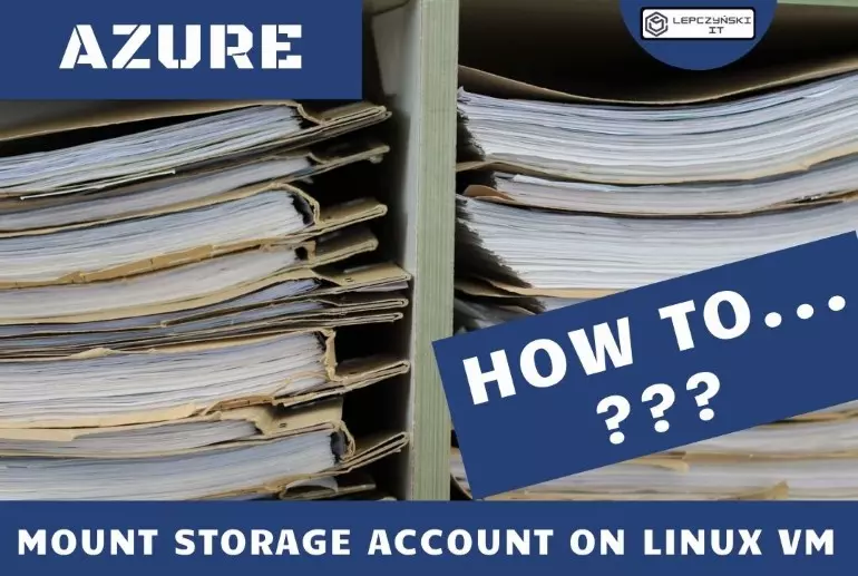 Azure How to mount Storage Account on Linux VM