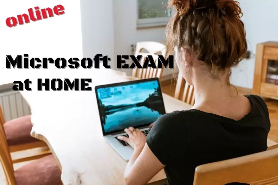Microsoft Azure exam online at home