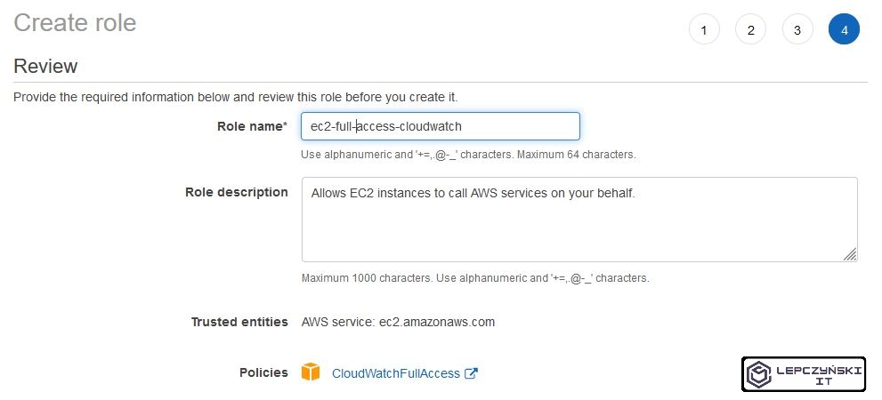aws create role review