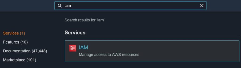 aws Identity and Access Management (IAM)