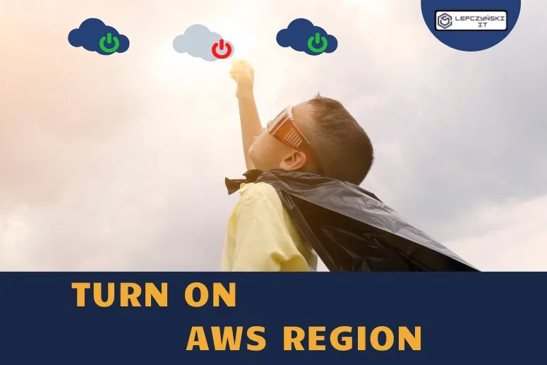 how to turn on off aws region